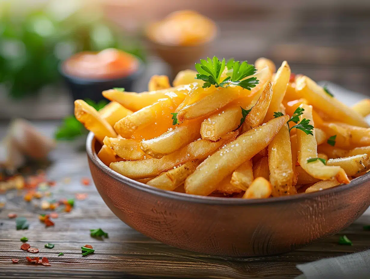 Recette frites cheddar : astuces pour un résultat croustillant et savoureux