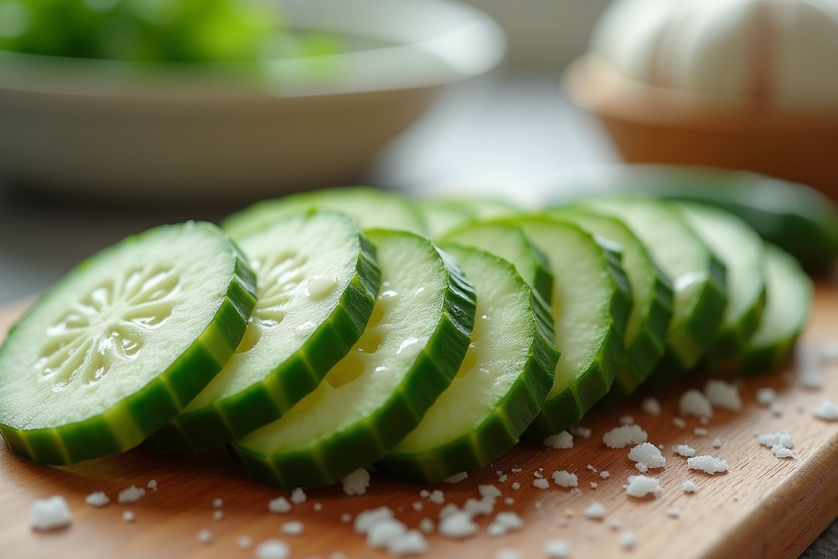 Concombre : les raisons de faire dégorger pour des recettes optimales et fraîches