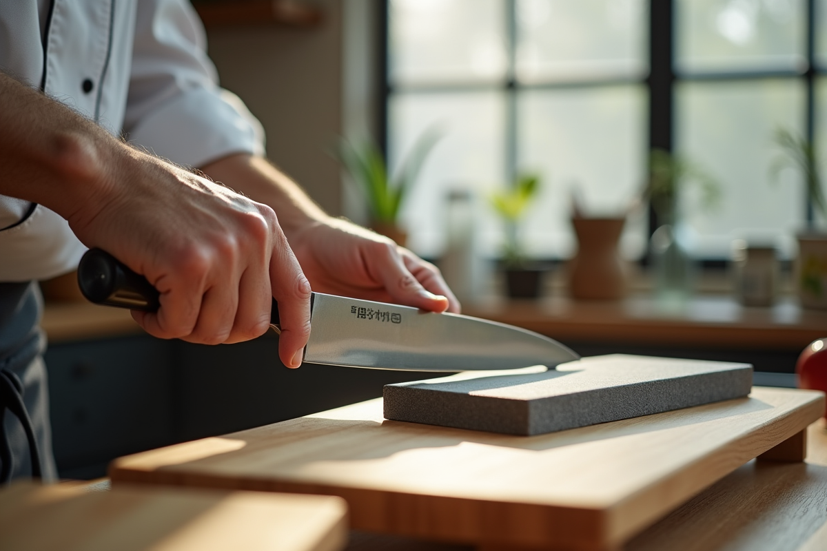 Aiguiser un couteau japonais : quand et comment faire ?