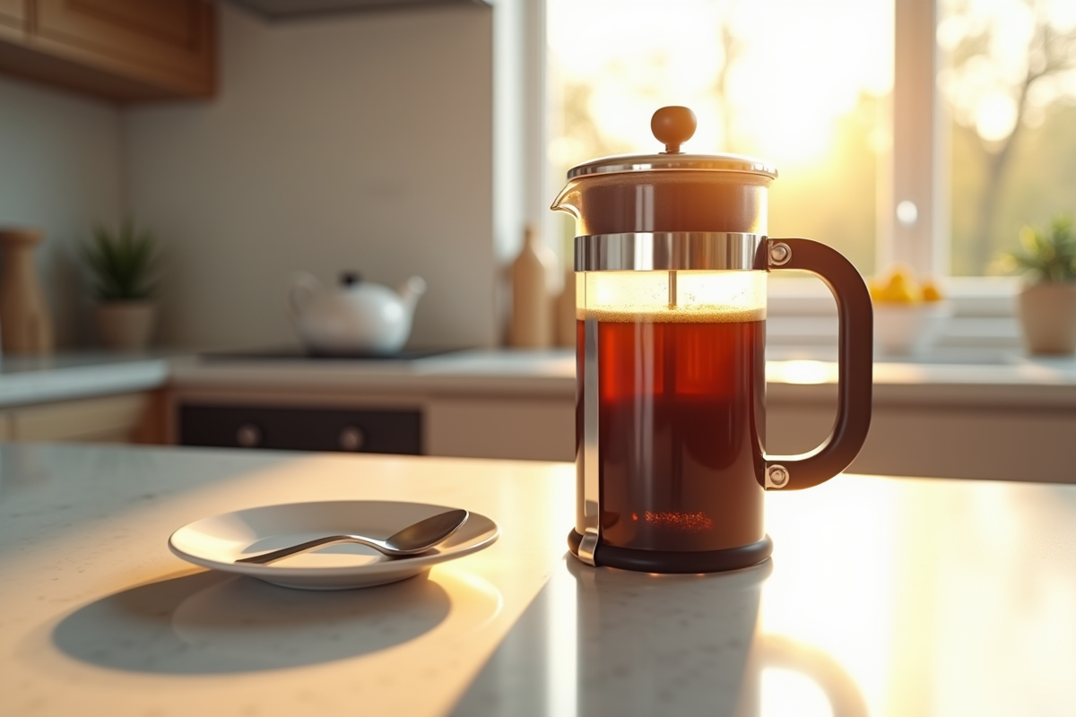 Presse française Bodum : nombre de cuillères à café recommandé