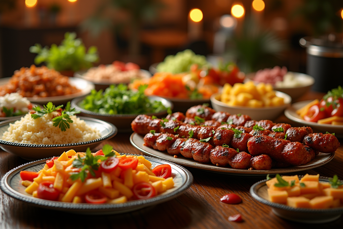 Découvrir un buffet halal gourmand et authentique