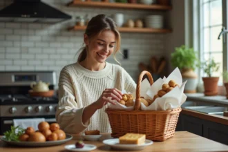 Panier gourmand rempli de délices variés et savoureux