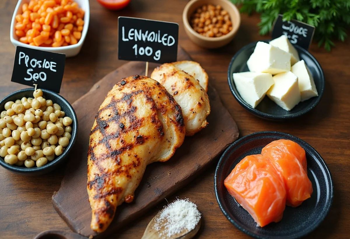 Aliments riches en protéines : quel est le champion pour 100 g ?